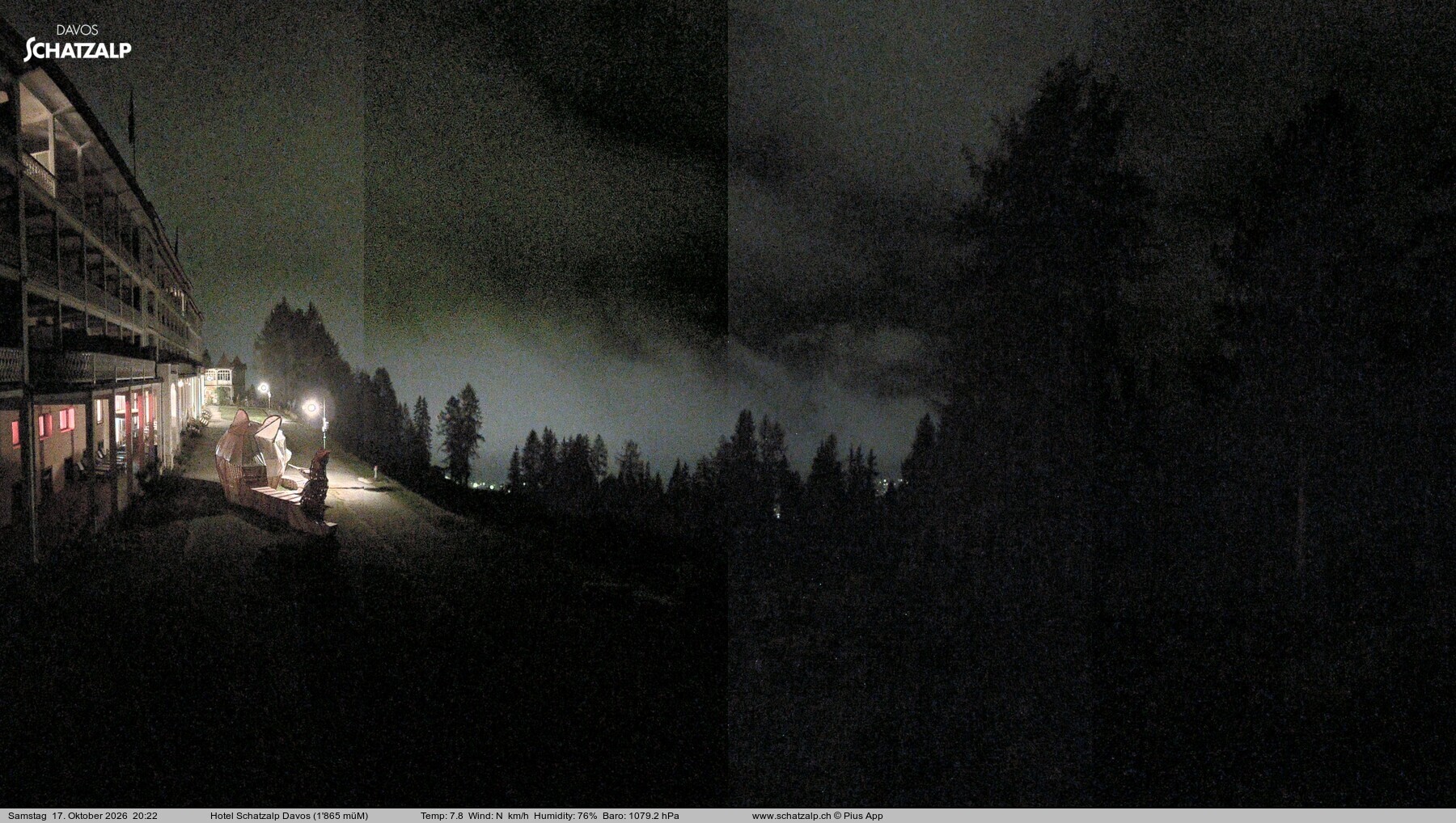 Archiv Foto Webcam Hotel Schatzalp, Davos