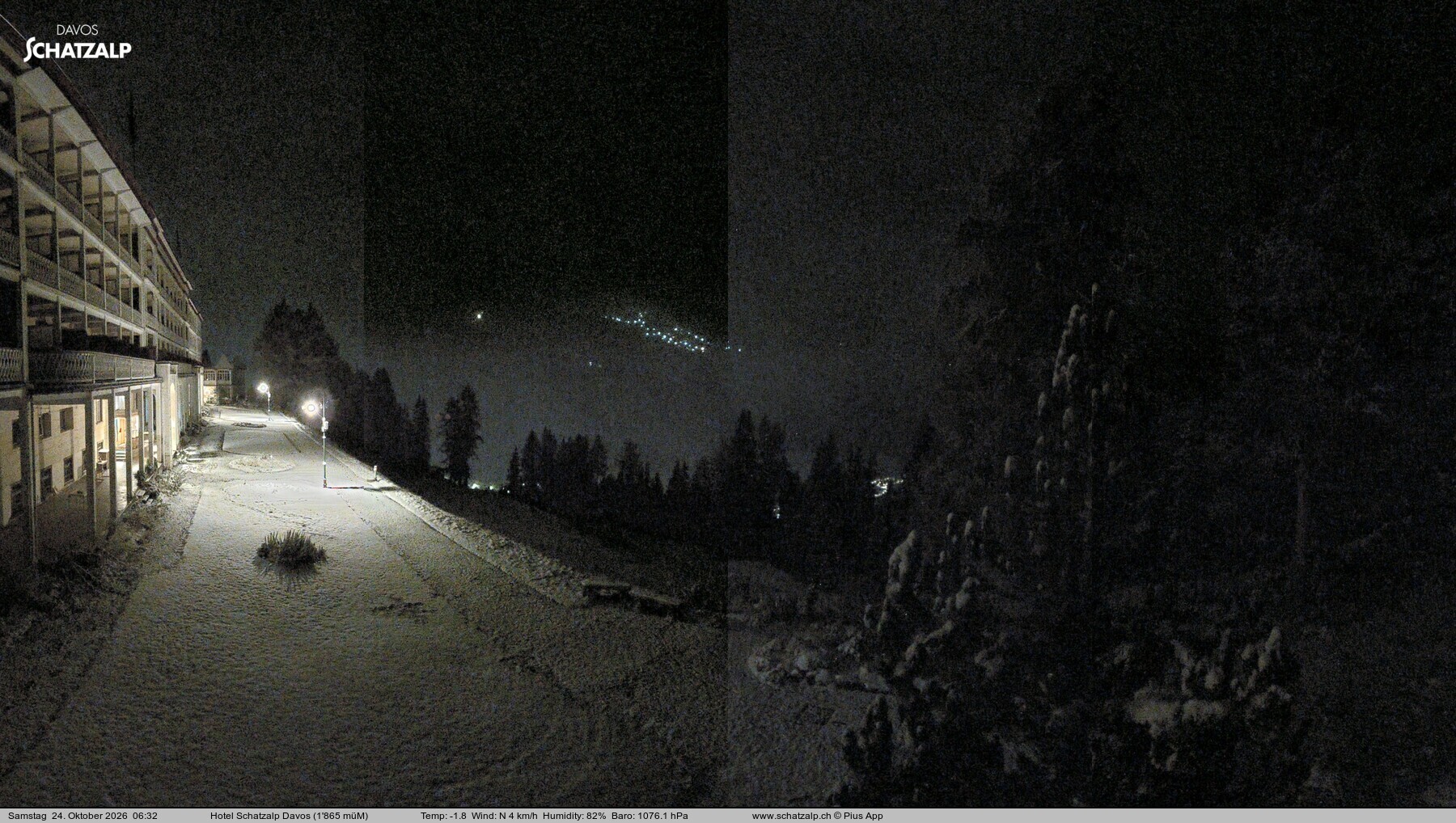 Archived image Webcam Schatzalp Hotel, Davos