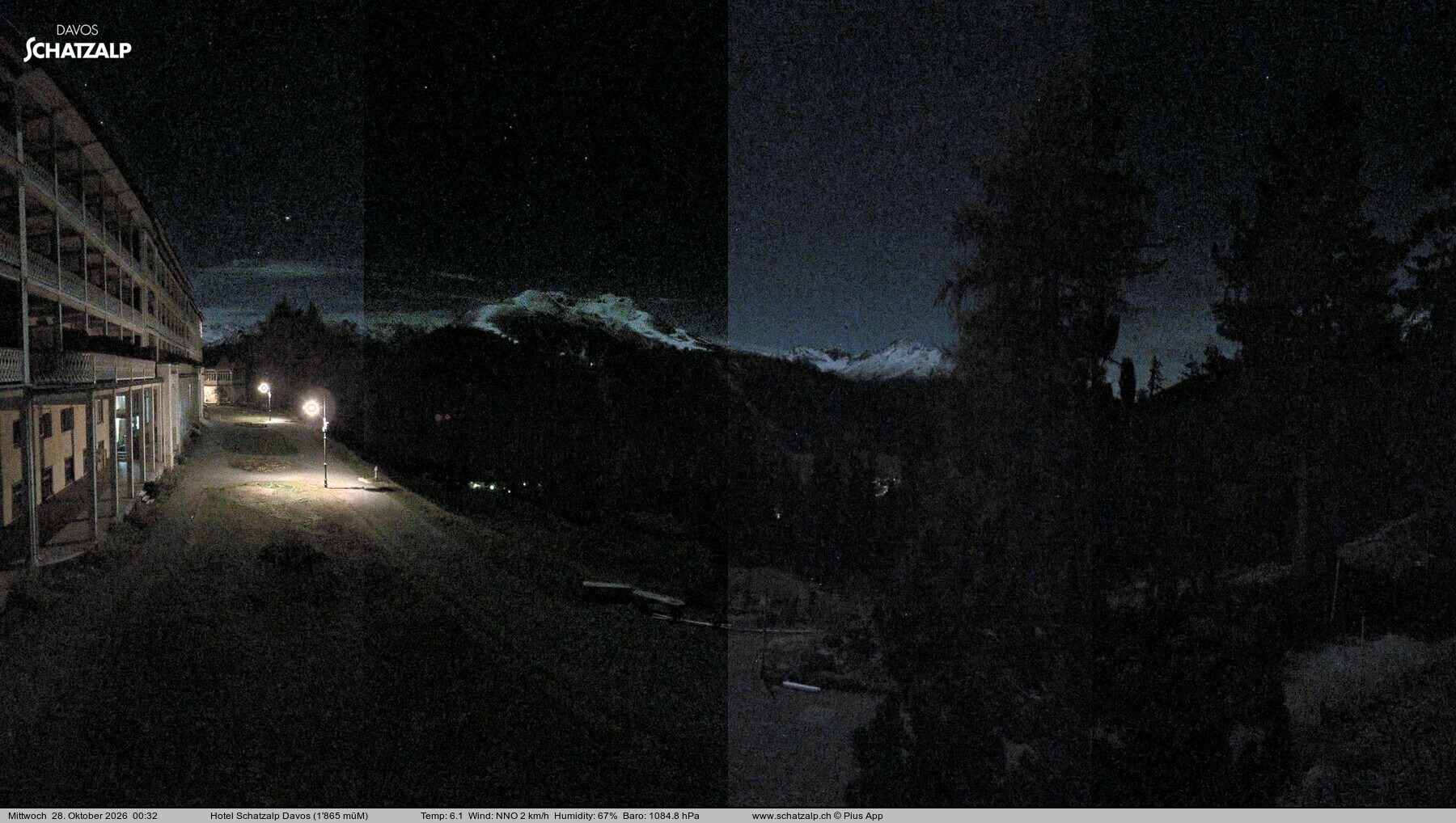 Archiv Foto Webcam Hotel Schatzalp, Davos