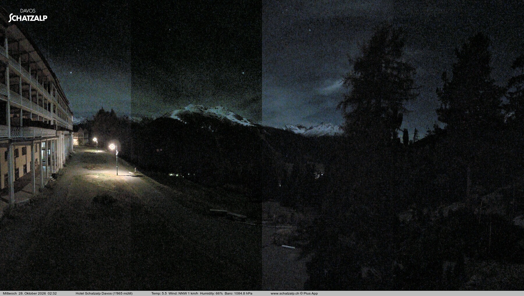 Archiv Foto Webcam Hotel Schatzalp, Davos
