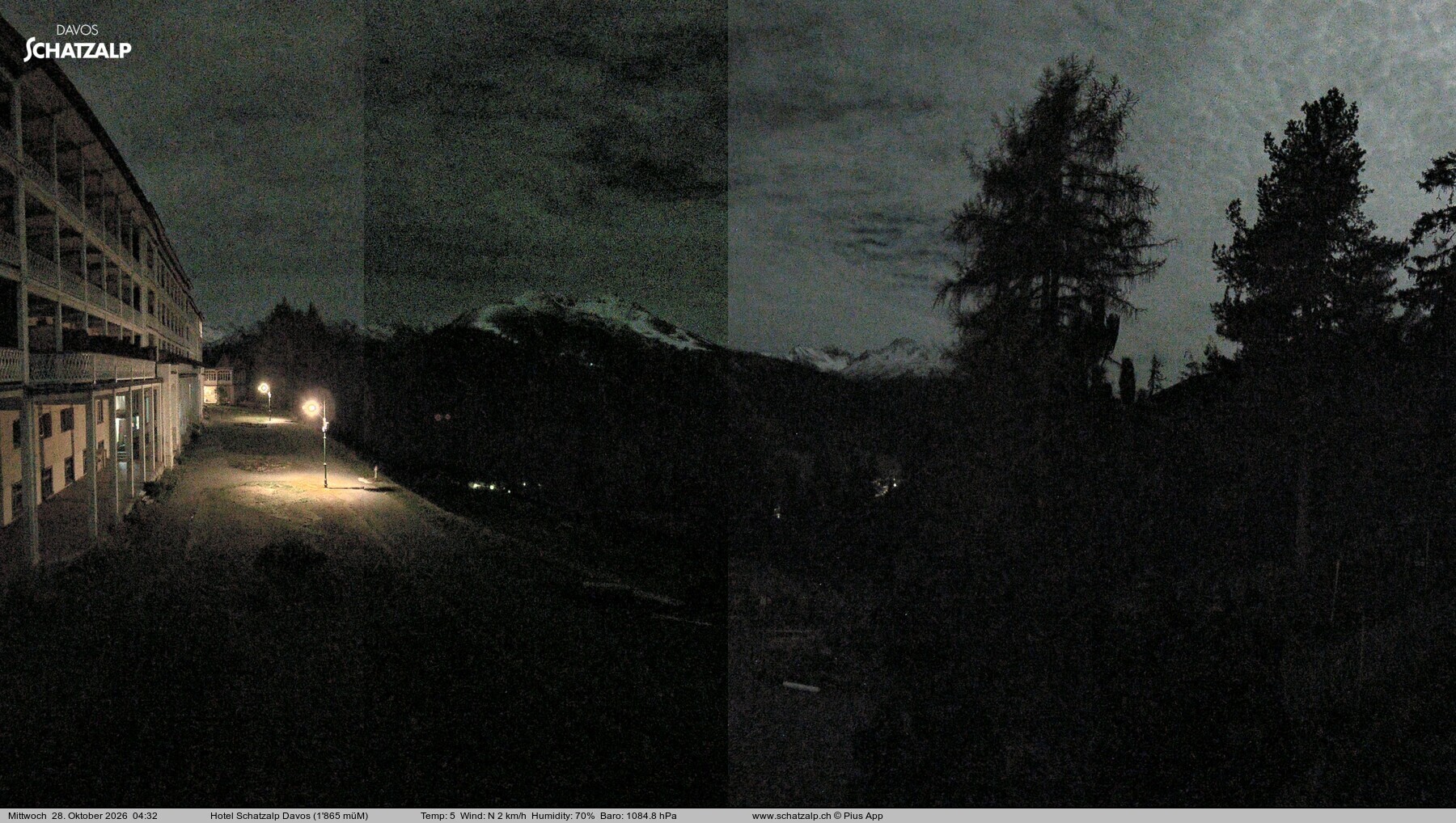 Archiv Foto Webcam Hotel Schatzalp, Davos