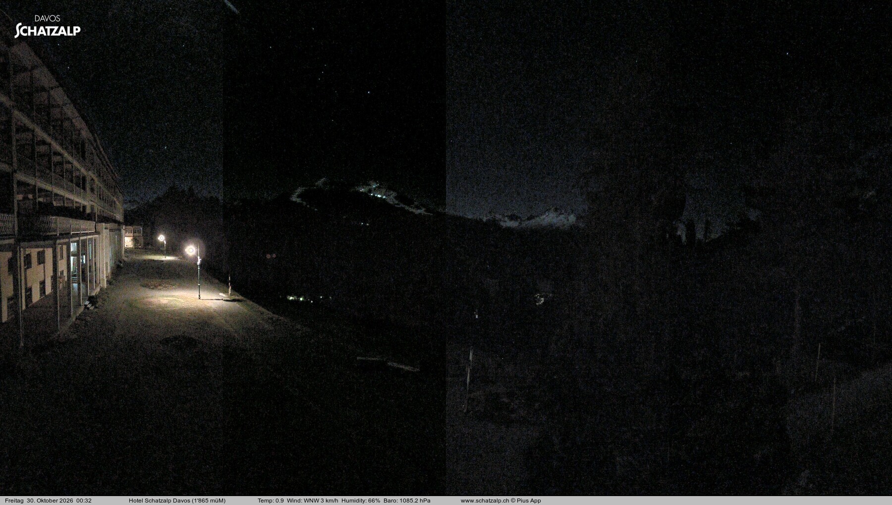 Archived image Webcam Schatzalp Hotel, Davos