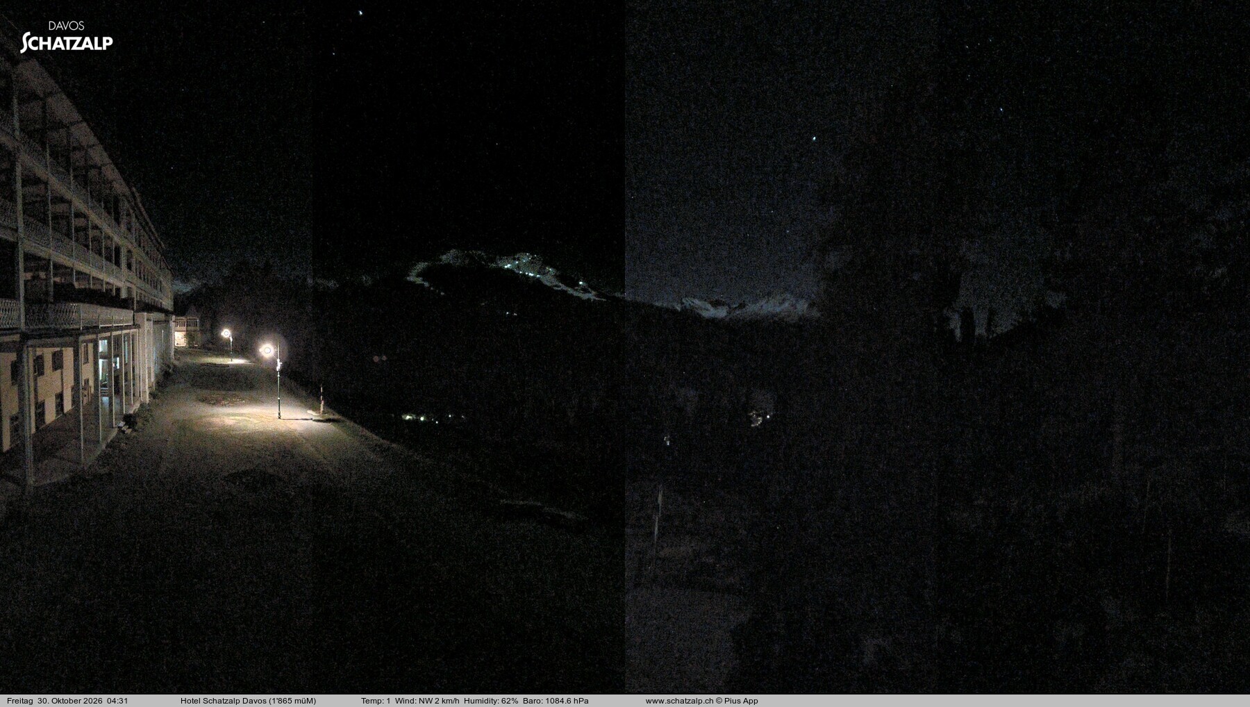 Archiv Foto Webcam Hotel Schatzalp, Davos