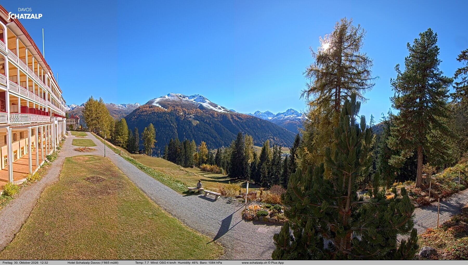 Archiv Foto Webcam Hotel Schatzalp, Davos