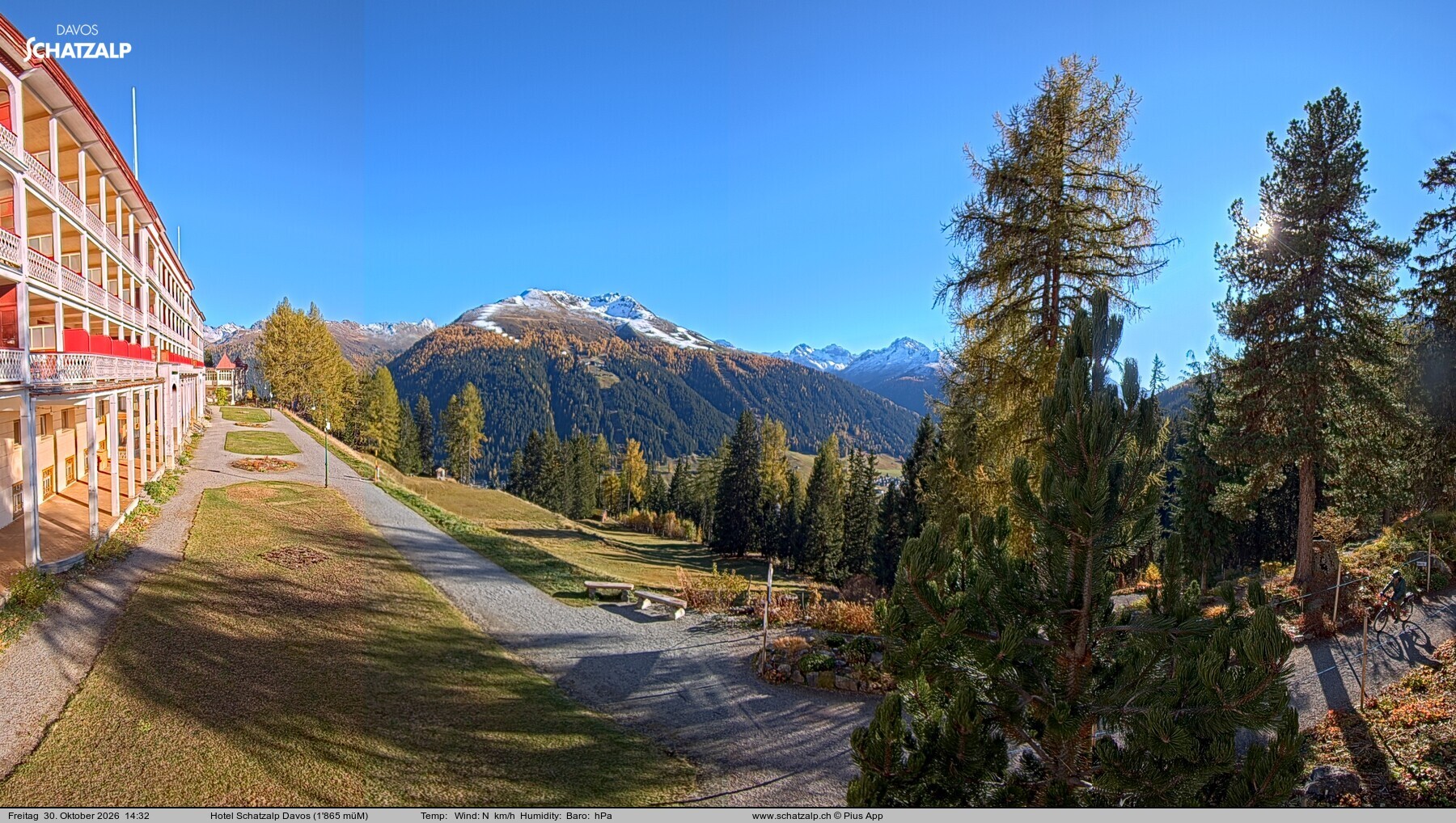 Archiv Foto Webcam Hotel Schatzalp, Davos