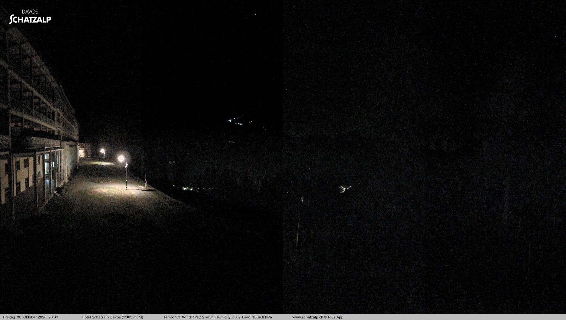 Archiv Foto Webcam Hotel Schatzalp, Davos