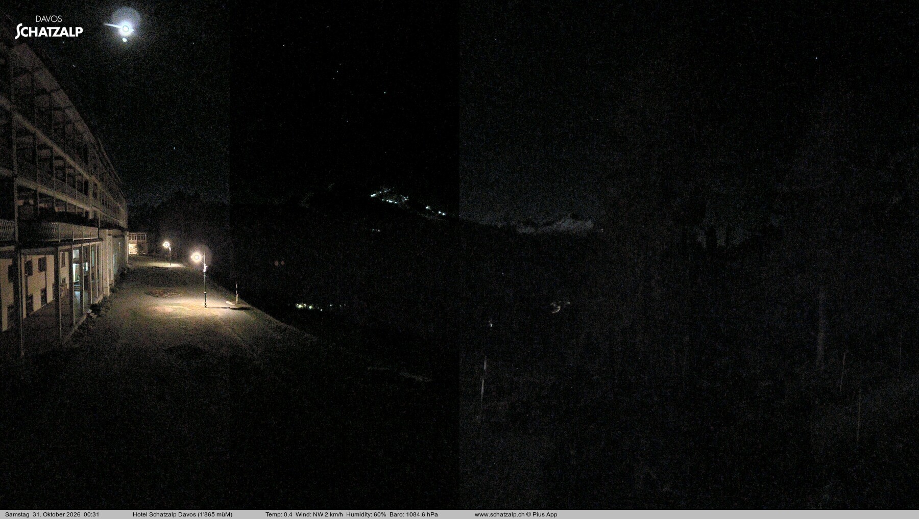 Archiv Foto Webcam Hotel Schatzalp, Davos