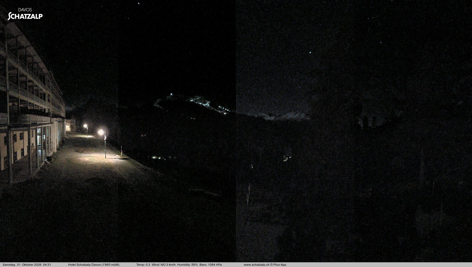 Archiv Foto Webcam Hotel Schatzalp, Davos