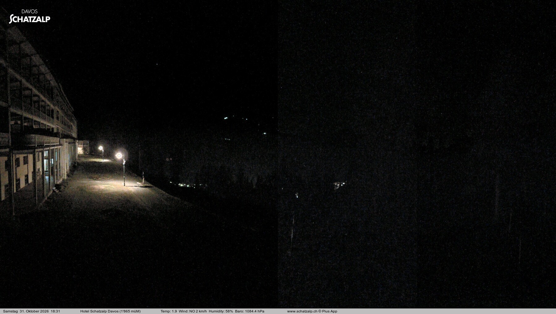 Archiv Foto Webcam Hotel Schatzalp, Davos