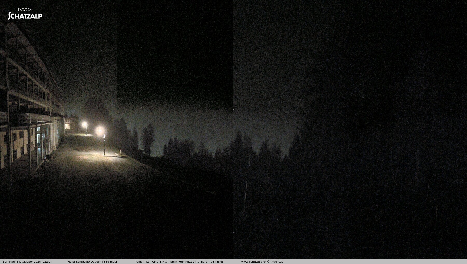 Archiv Foto Webcam Hotel Schatzalp, Davos