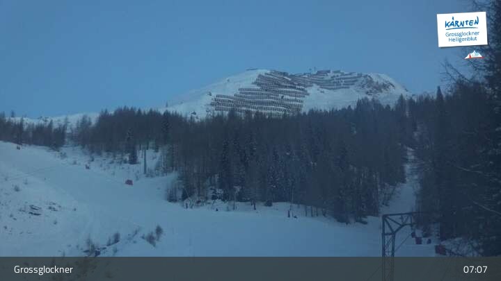 Archiv Foto Webcam Heiligenblut am Großglockner: Mittelstation Rossbach-Schareck
