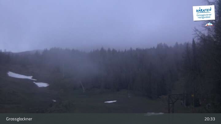 Archived image Webcam Heiligenblut am Großglockner: Mid station Rossbach-Schareck