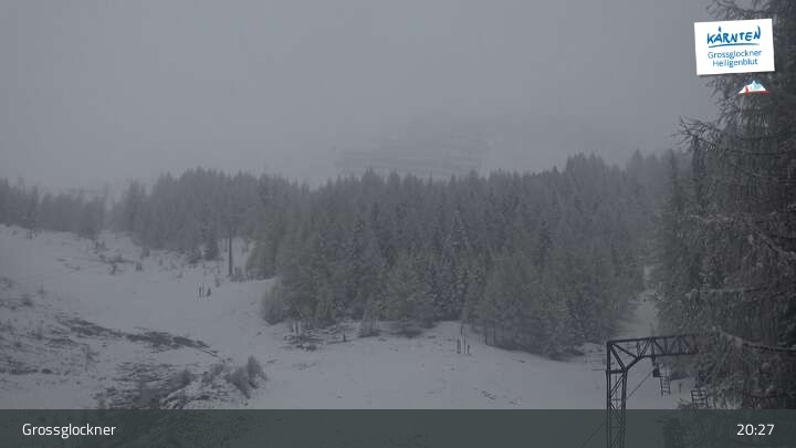Archiv Foto Webcam Heiligenblut am Großglockner: Mittelstation Rossbach-Schareck