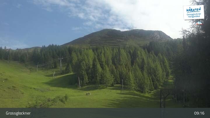 Archiv Foto Webcam Heiligenblut am Großglockner: Mittelstation Rossbach-Schareck