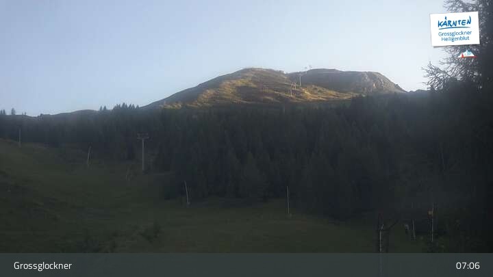 Archiv Foto Webcam Heiligenblut am Großglockner: Mittelstation Rossbach-Schareck
