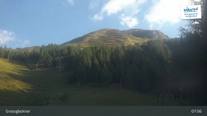 Archiv Foto Webcam Heiligenblut am Großglockner: Mittelstation Rossbach-Schareck