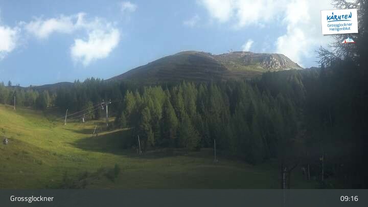 Archiv Foto Webcam Heiligenblut am Großglockner: Mittelstation Rossbach-Schareck