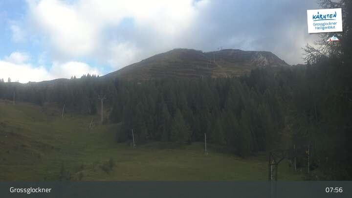 Archiv Foto Webcam Heiligenblut am Großglockner: Mittelstation Rossbach-Schareck