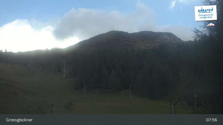 Archiv Foto Webcam Heiligenblut am Großglockner: Mittelstation Rossbach-Schareck