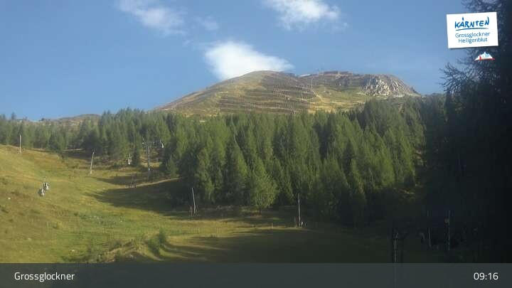 Archiv Foto Webcam Heiligenblut am Großglockner: Mittelstation Rossbach-Schareck