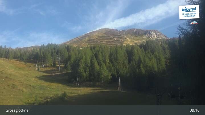 Archiv Foto Webcam Heiligenblut am Großglockner: Mittelstation Rossbach-Schareck