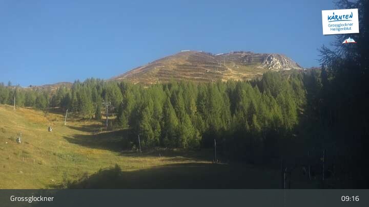Archiv Foto Webcam Heiligenblut am Großglockner: Mittelstation Rossbach-Schareck