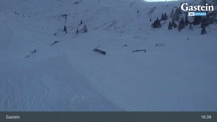 Archiv Foto Webcam Bad Gastein - Snowpark Stubnerkogel