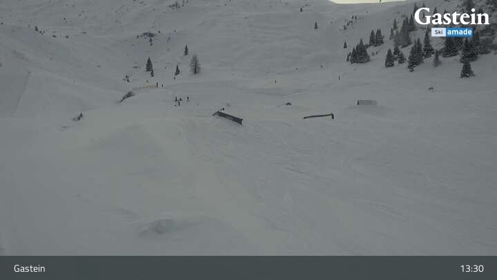 Archiv Foto Webcam Bad Gastein - Snowpark Stubnerkogel