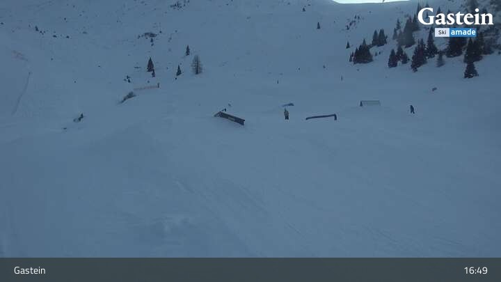 Archiv Foto Webcam Bad Gastein - Snowpark Stubnerkogel