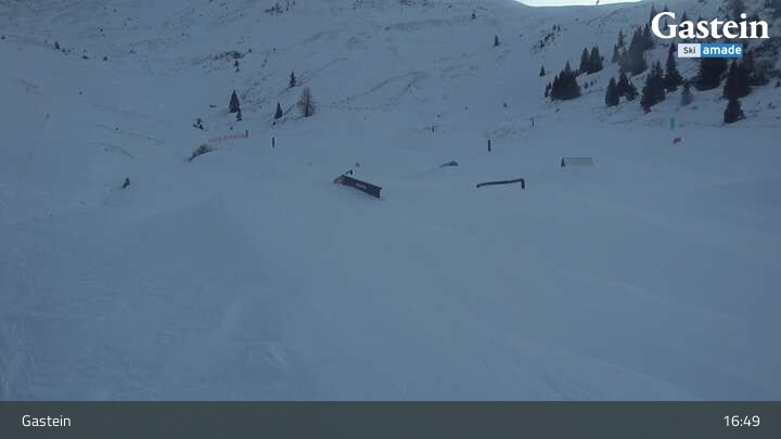 Archiv Foto Webcam Bad Gastein - Snowpark Stubnerkogel