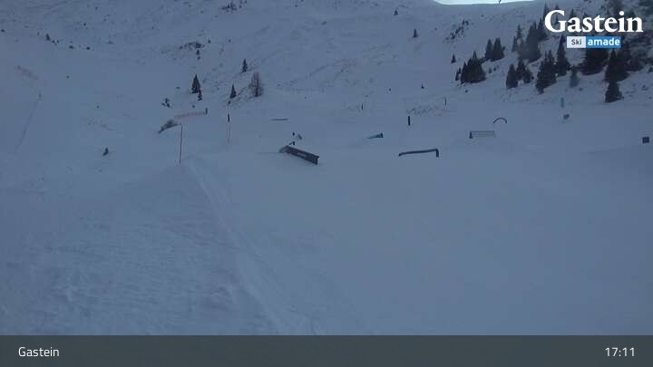 Archiv Foto Webcam Bad Gastein - Snowpark Stubnerkogel