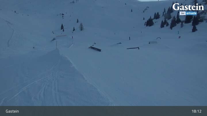 Archiv Foto Webcam Bad Gastein - Snowpark Stubnerkogel