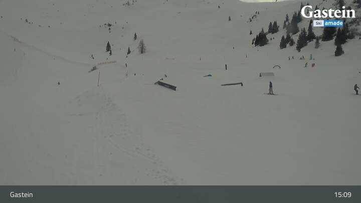 Archiv Foto Webcam Bad Gastein - Snowpark Stubnerkogel
