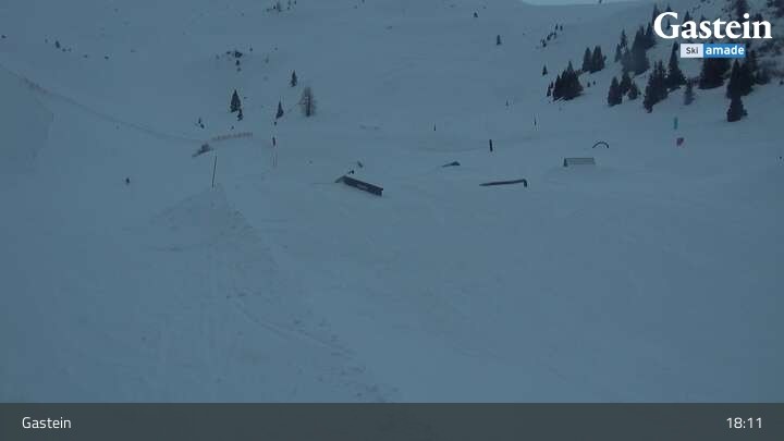 Archived image Webcam Bad Gastein - Snowpark Stubnerkogel