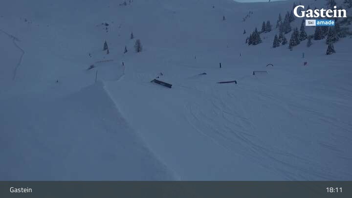 Archiv Foto Webcam Bad Gastein - Snowpark Stubnerkogel