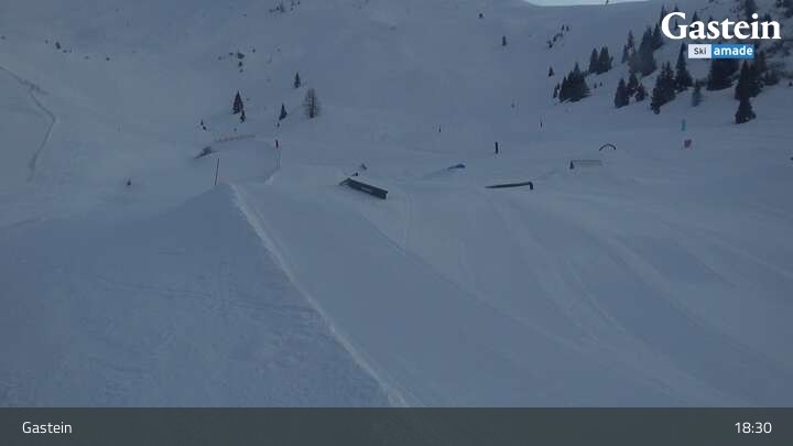 Archiv Foto Webcam Bad Gastein - Snowpark Stubnerkogel