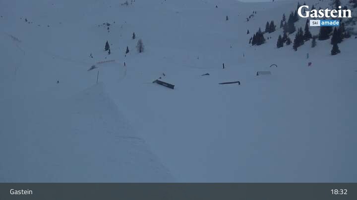 Archiv Foto Webcam Bad Gastein - Snowpark Stubnerkogel