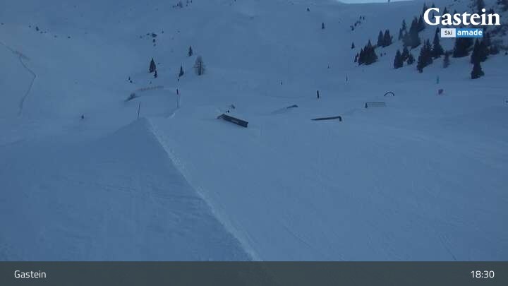 Archived image Webcam Bad Gastein - Snowpark Stubnerkogel
