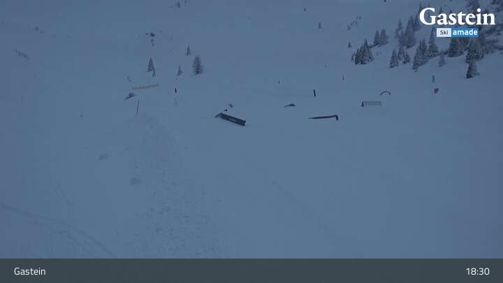 Archiv Foto Webcam Bad Gastein - Snowpark Stubnerkogel