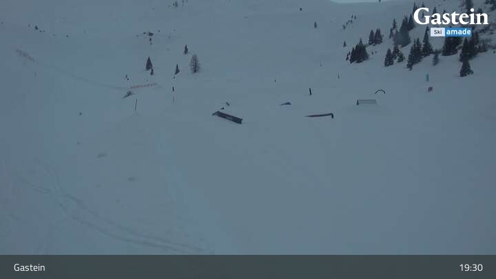 Archiv Foto Webcam Bad Gastein - Snowpark Stubnerkogel