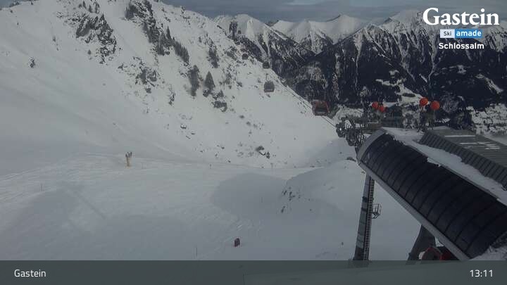 Archived image Webcam View from Schlossalm Mountain