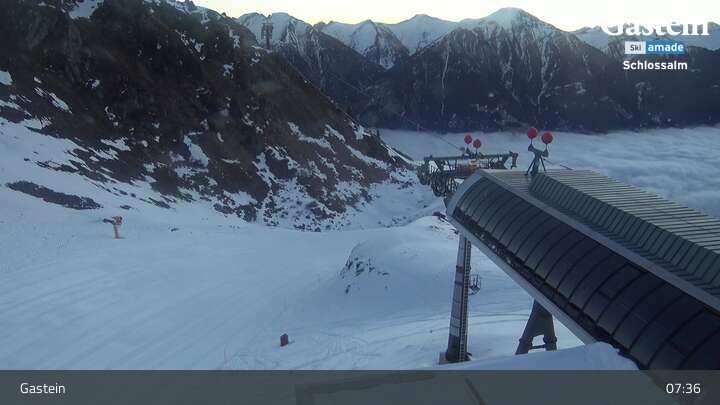 Archived image Webcam View from Schlossalm Mountain