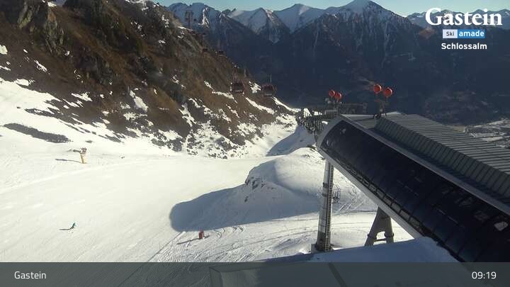 Archiv Foto Webcam Ausblick Schlossalm (Bad Hofgastein)