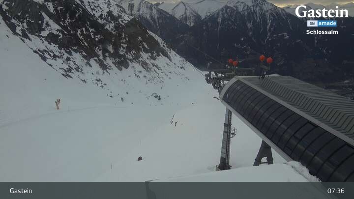 Archiv Foto Webcam Ausblick Schlossalm (Bad Hofgastein)