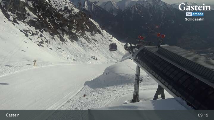 Archiv Foto Webcam Ausblick Schlossalm (Bad Hofgastein)