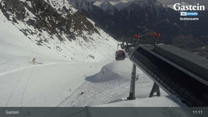Archiv Foto Webcam Ausblick Schlossalm (Bad Hofgastein)
