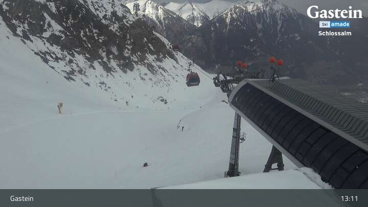 Archiv Foto Webcam Ausblick Schlossalm (Bad Hofgastein)