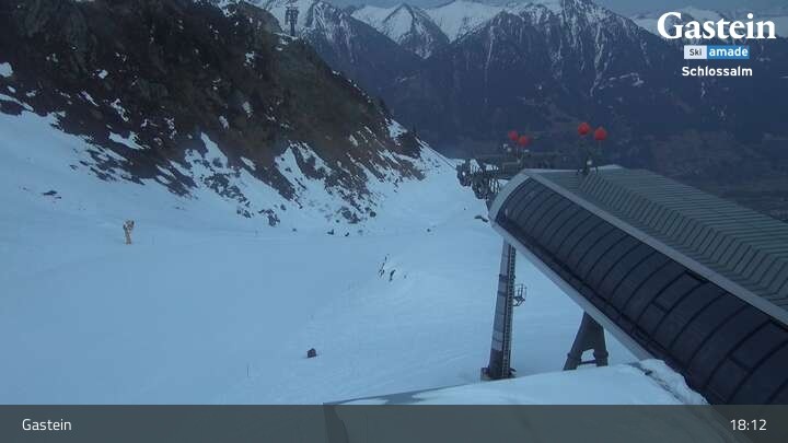 Archiv Foto Webcam Ausblick Schlossalm (Bad Hofgastein)