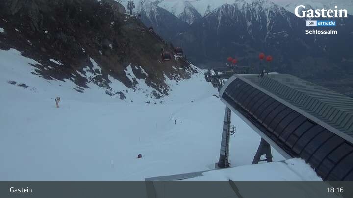 Archiv Foto Webcam Ausblick Schlossalm (Bad Hofgastein)