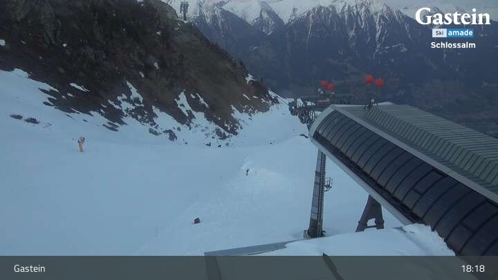 Archiv Foto Webcam Ausblick Schlossalm (Bad Hofgastein)